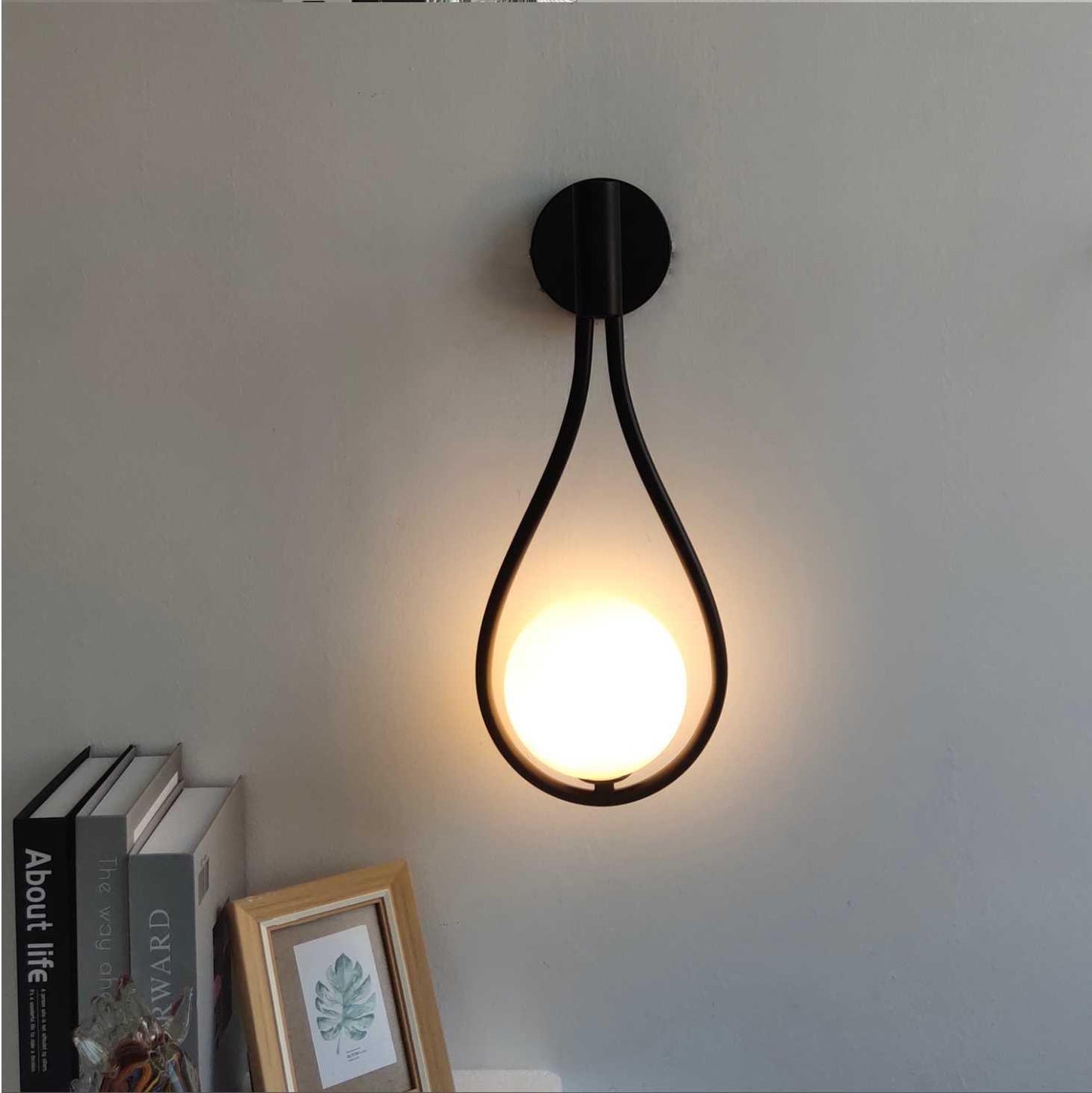 Modern Nordic Glass Wall Sconce Light