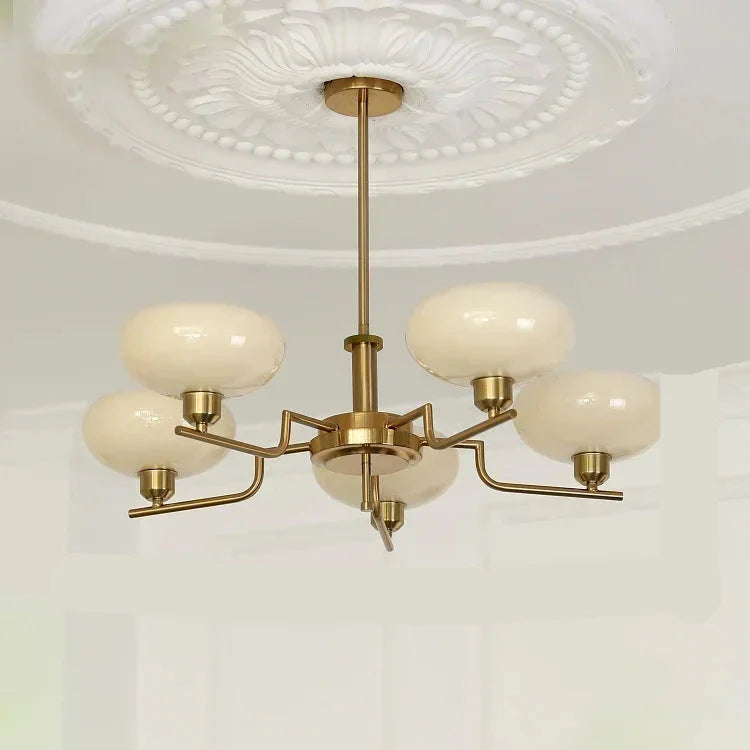 Bauhaus Retro LED Ceiling Chandelier Light