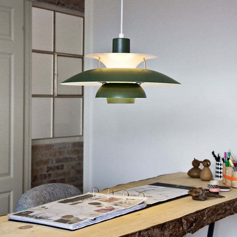Morandi Modern LED Metal Hanging Lamp