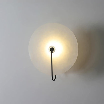 Alabaster LED Wall Sconce Light Fixture