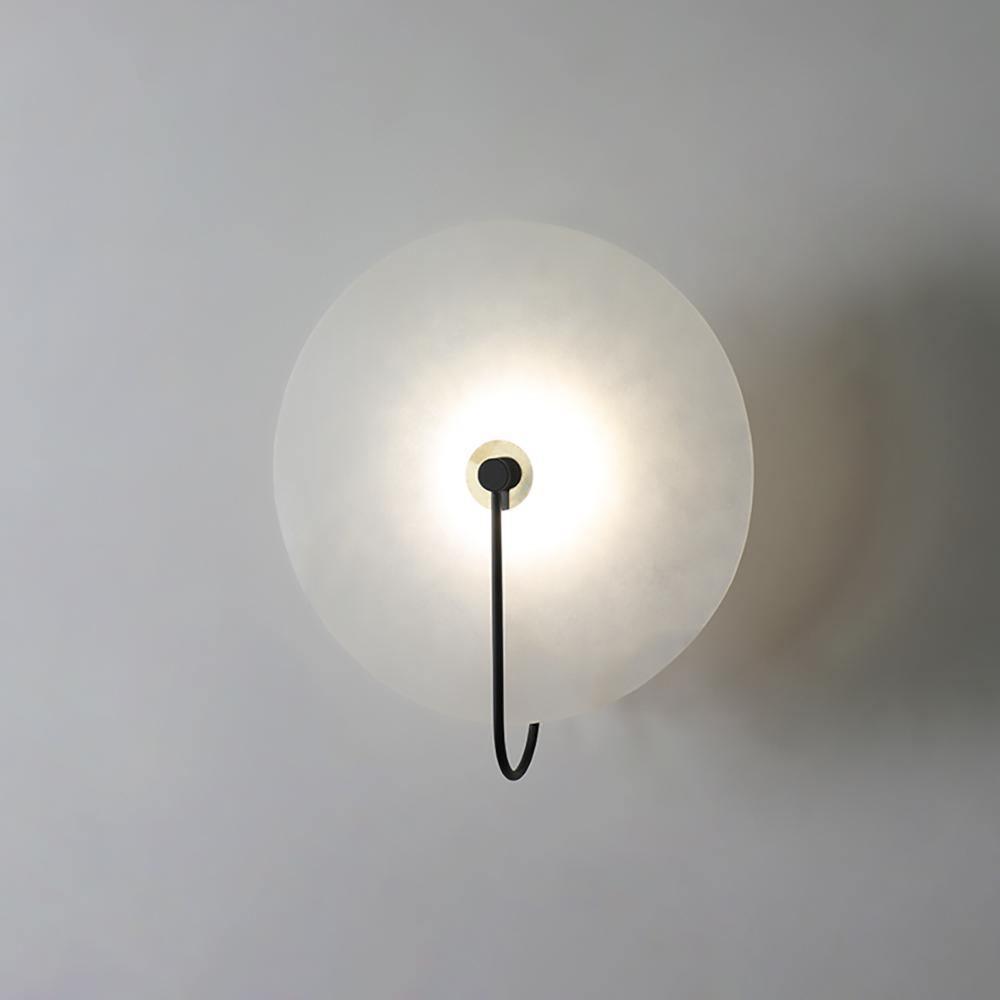 Alabaster LED Wall Sconce Light Fixture