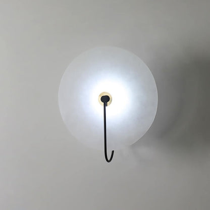 Alabaster LED Wall Sconce Light Fixture