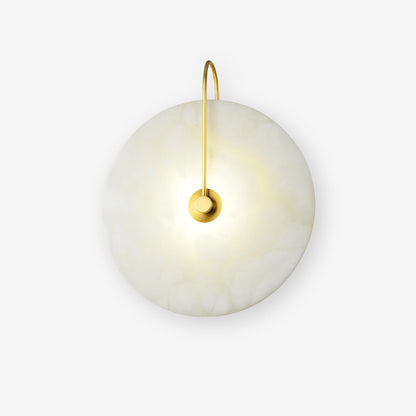 Alabaster LED Wall Sconce Light Fixture
