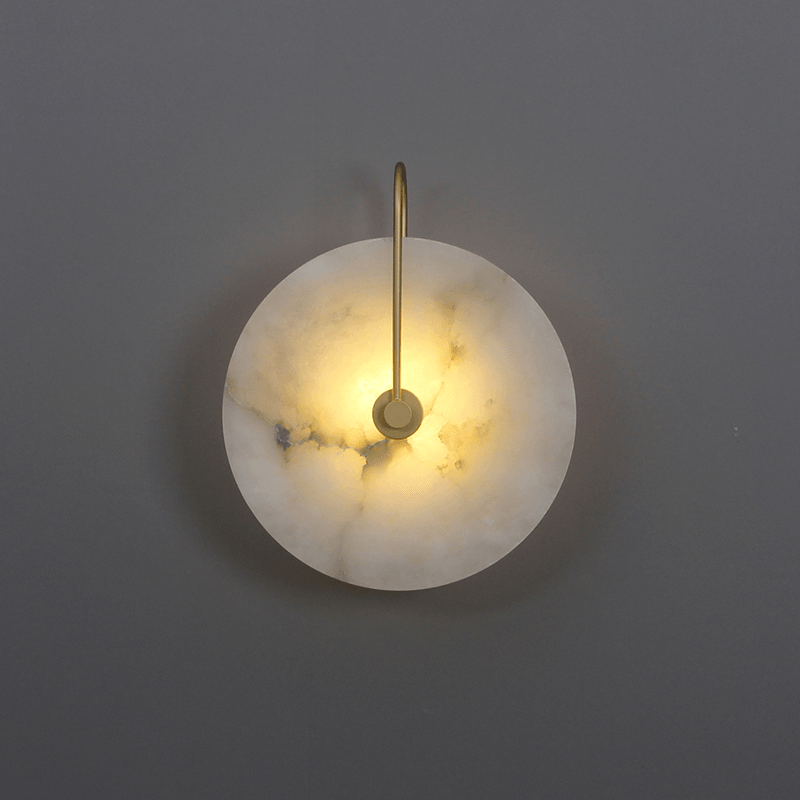 Alabaster LED Wall Sconce Light Fixture