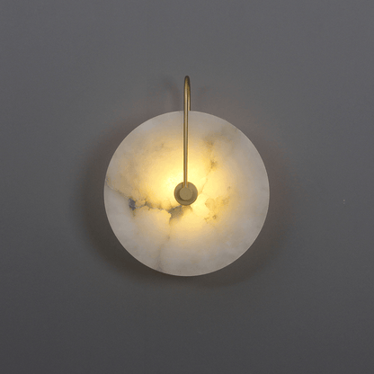 Alabaster LED Wall Sconce Light Fixture