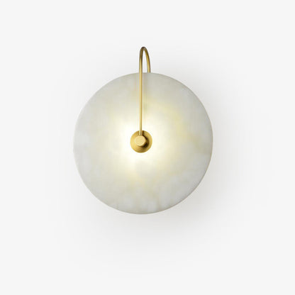 Alabaster LED Wall Sconce Light Fixture