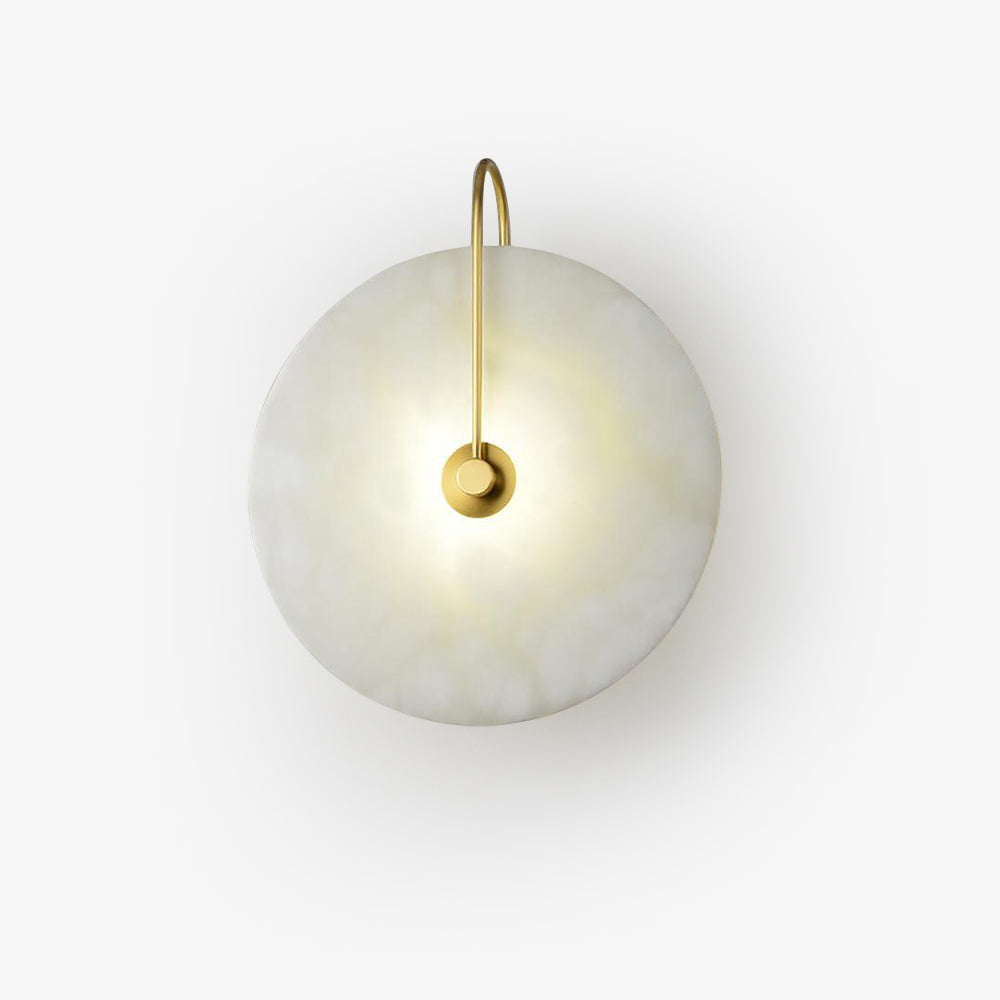 Alabaster LED Wall Sconce Light Fixture