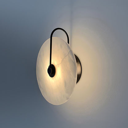 Alabaster LED Wall Sconce Light Fixture