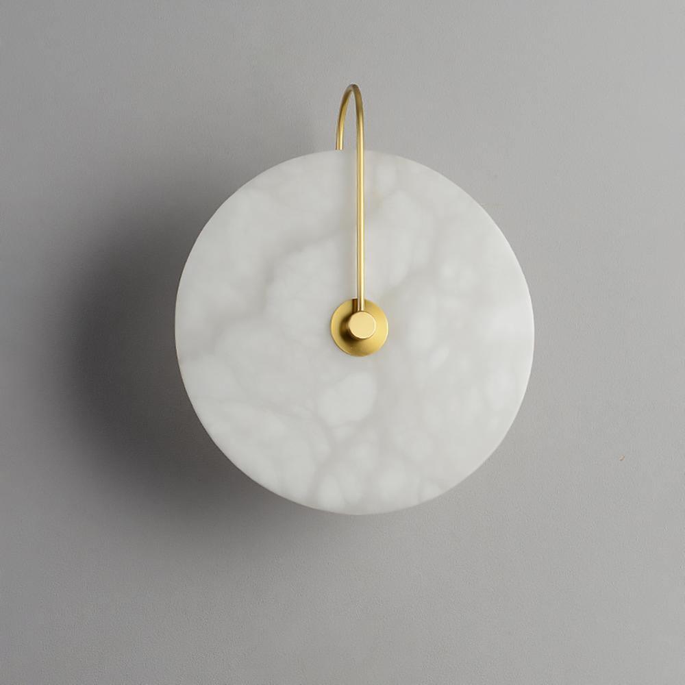 Alabaster LED Wall Sconce Light Fixture