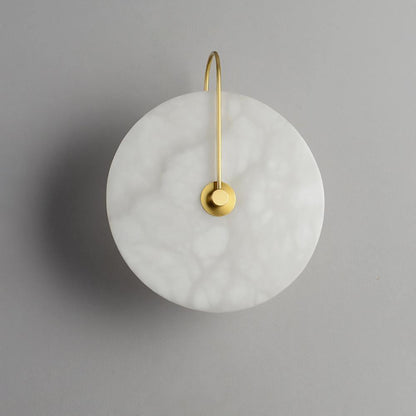 Alabaster LED Wall Sconce Light Fixture
