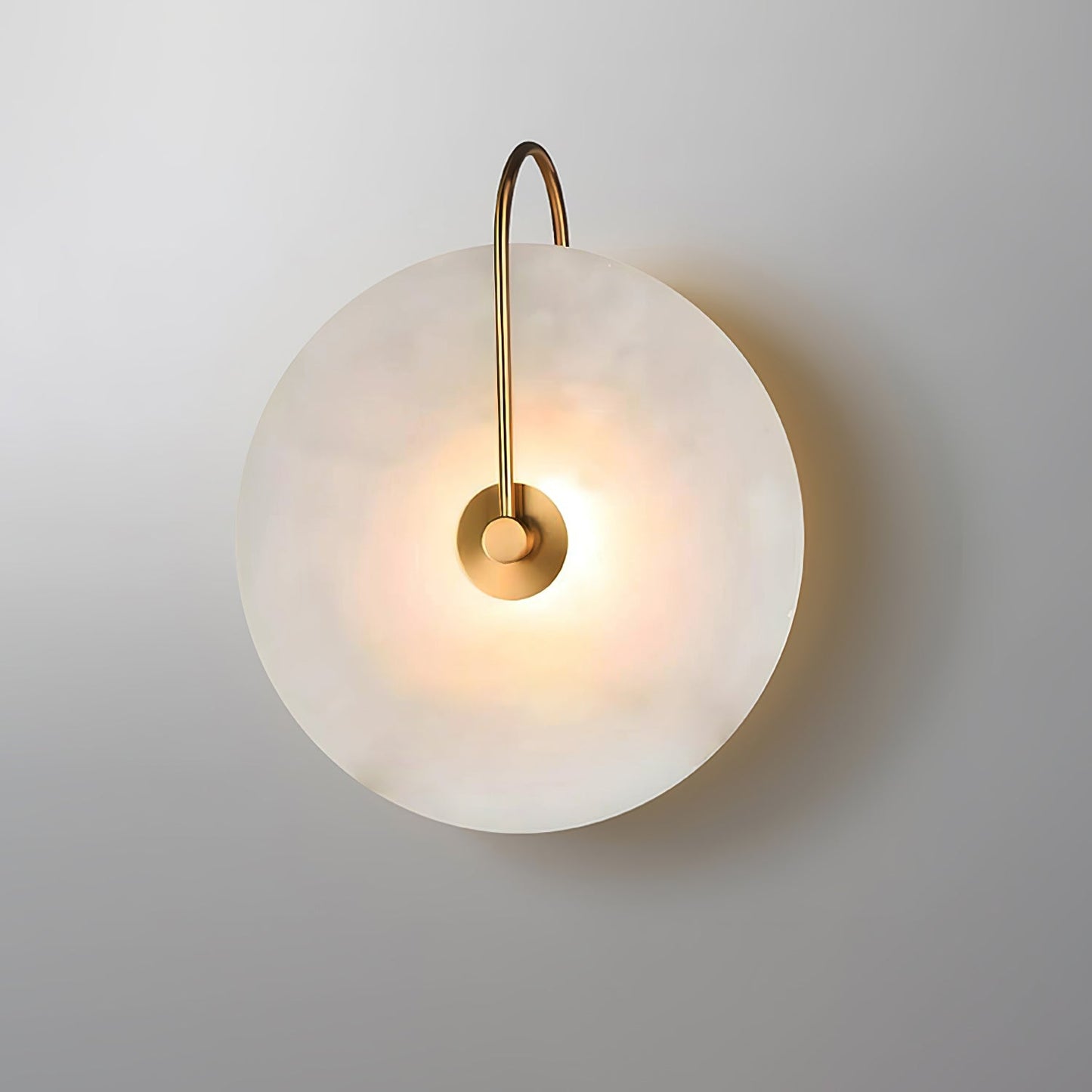Alabaster LED Wall Sconce Light Fixture