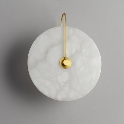 Alabaster LED Wall Sconce Light Fixture