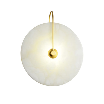 Alabaster LED Wall Sconce Light Fixture