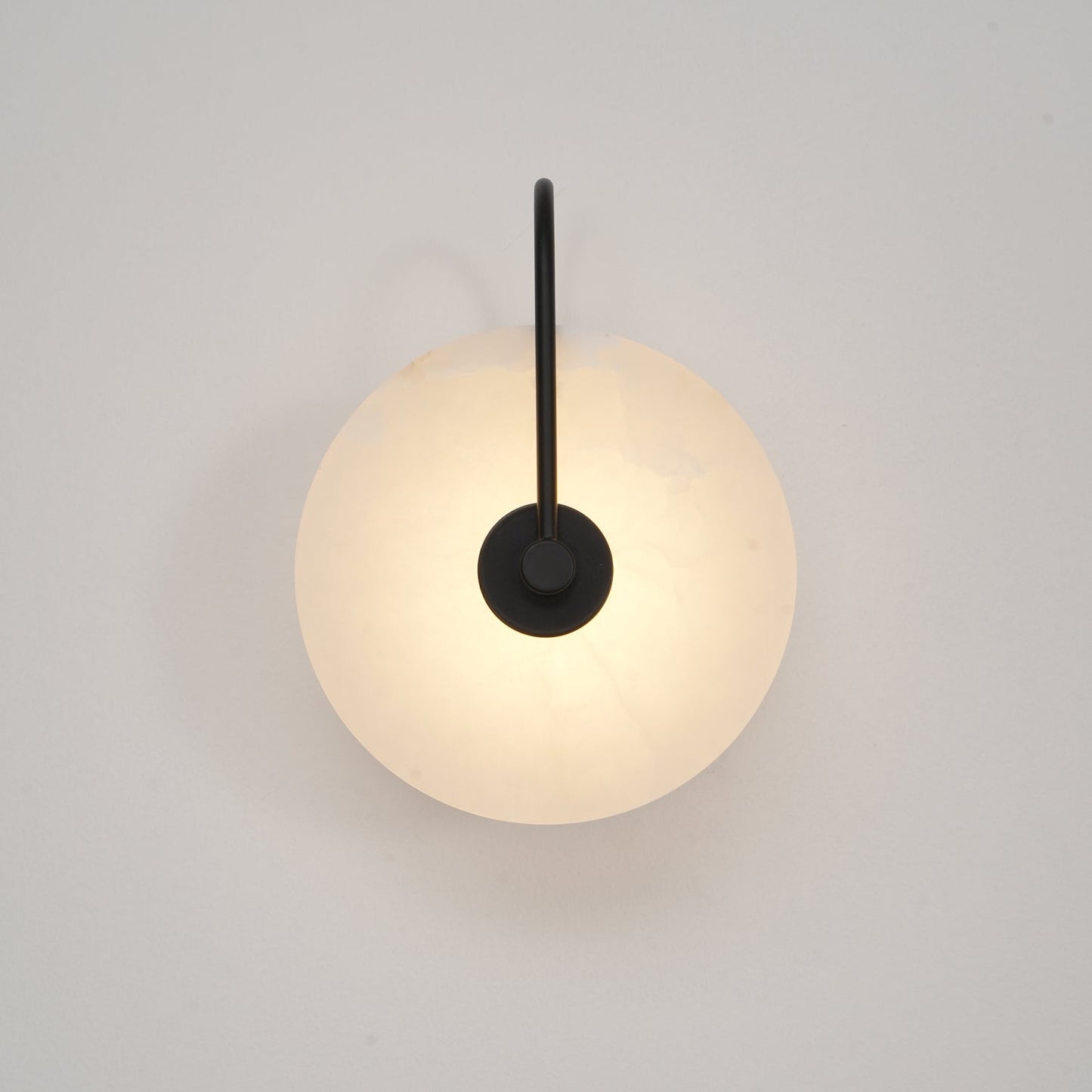 Alabaster LED Wall Sconce Light Fixture