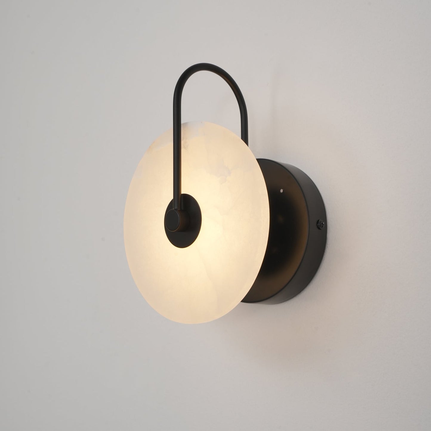 Alabaster LED Wall Sconce Light Fixture