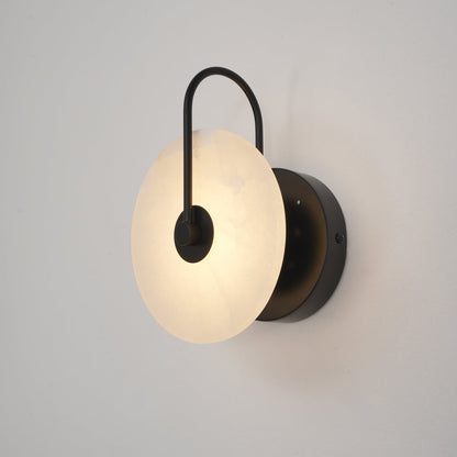 Alabaster LED Wall Sconce Light Fixture