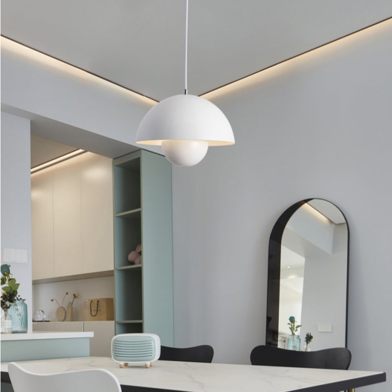 Modern LED Pendant Light Flowerpot Design