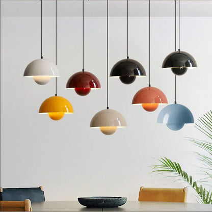 Modern LED Pendant Light Flowerpot Design