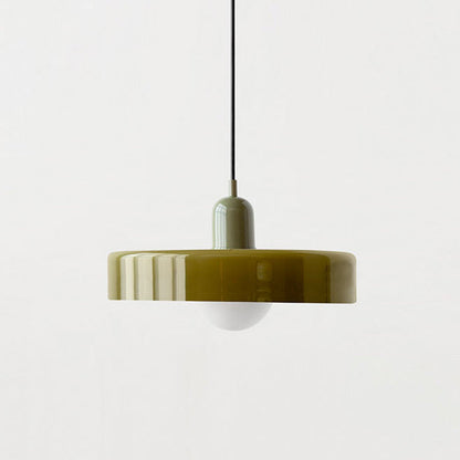 Bauhaus Colored Glass Pendant Ceiling Light