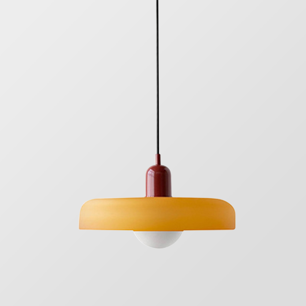 Bauhaus Colored Glass Pendant Ceiling Light