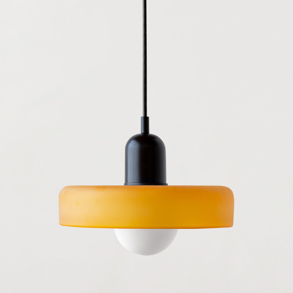 Bauhaus Colored Glass Pendant Ceiling Light
