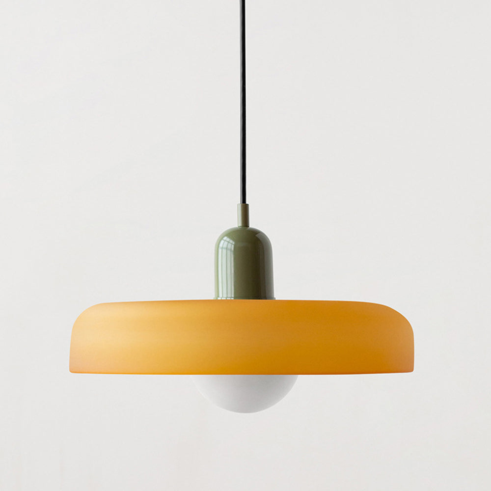 Bauhaus Colored Glass Pendant Ceiling Light