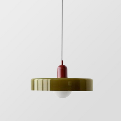 Bauhaus Colored Glass Pendant Ceiling Light
