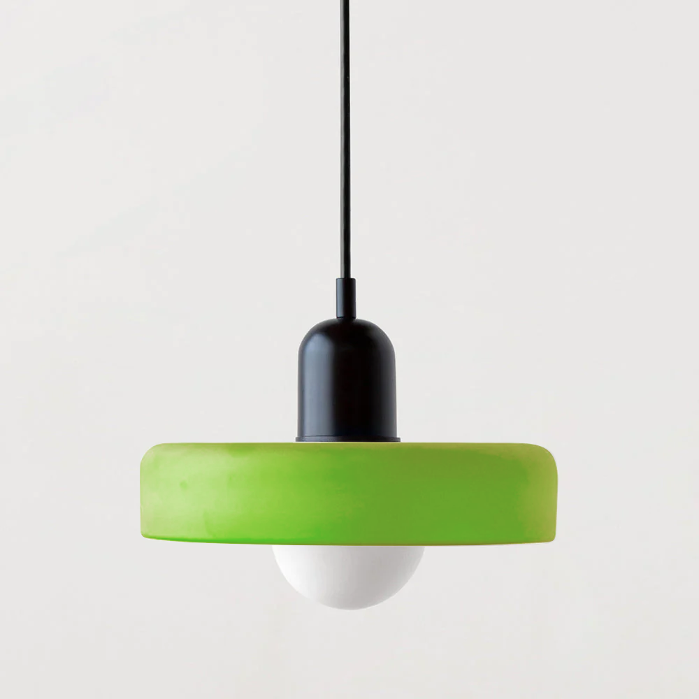 Bauhaus Colored Glass Pendant Ceiling Light