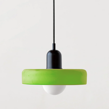 Bauhaus Colored Glass Pendant Ceiling Light