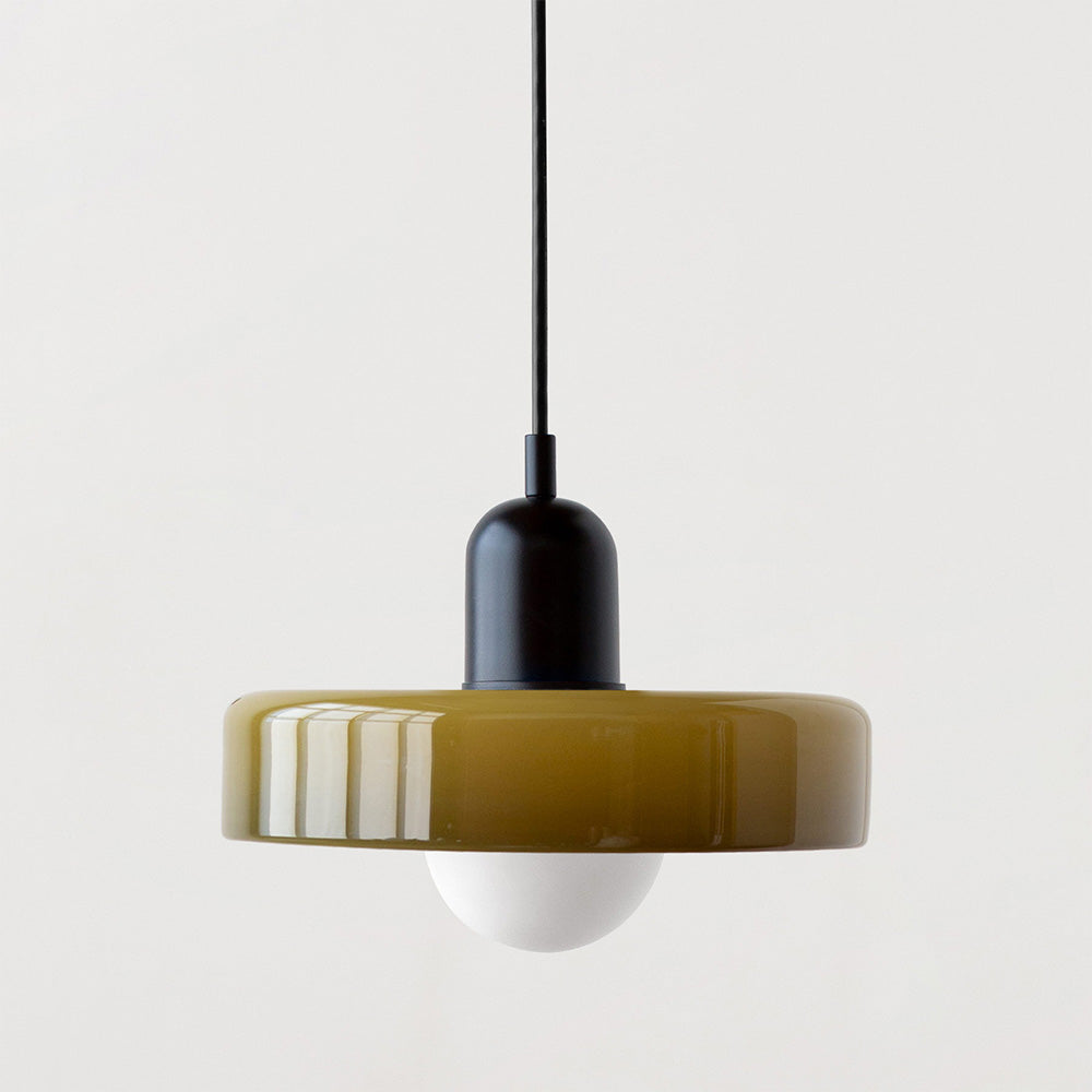 Bauhaus Colored Glass Pendant Ceiling Light