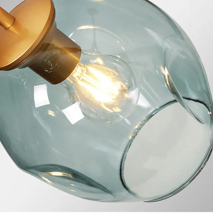 Mid-Century Bubble Glass Sputnik Chandelier Light