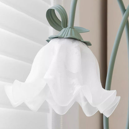 Calla Flower-Inspired Floor Lamp with Glow