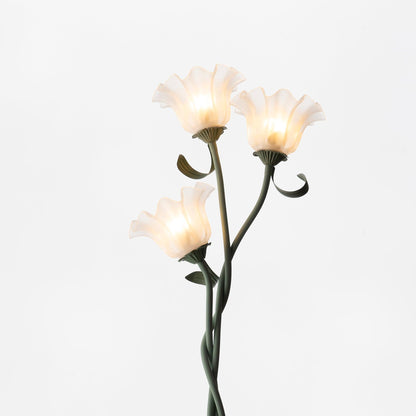 Calla Flower-Inspired Floor Lamp with Glow