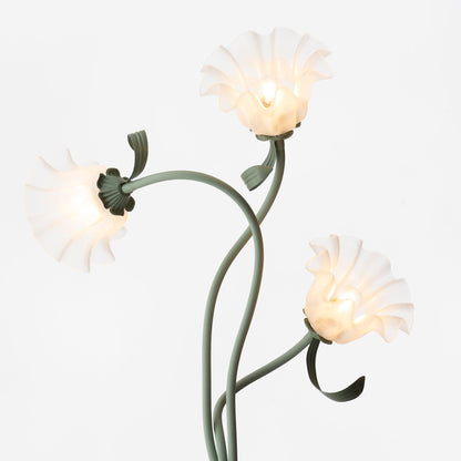 Calla Flower-Inspired Floor Lamp with Glow