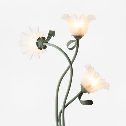 Calla Flower-Inspired Floor Lamp with Glow