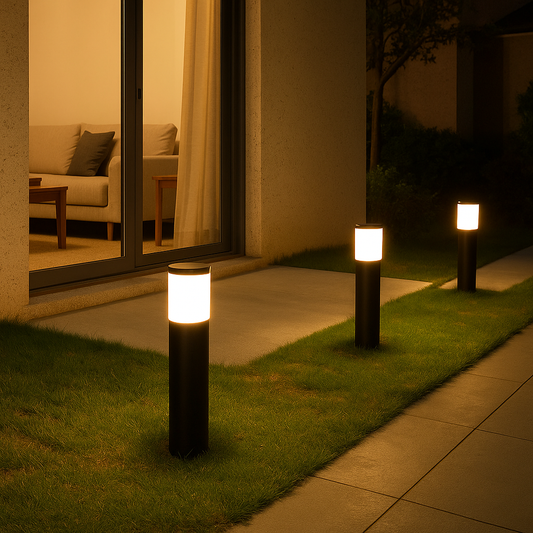 Solarglo Solar-Powered LED Garden Lamp