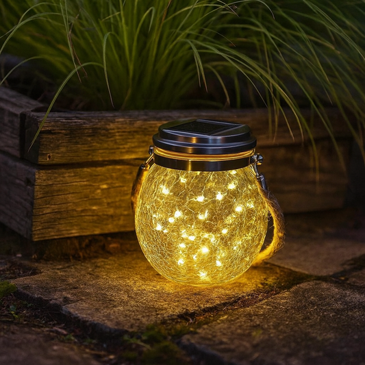 Solar Glass Wall Light for Outdoor Decoration