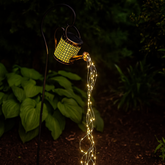 Enchanted Solar-Powered Star Shower Garden Light