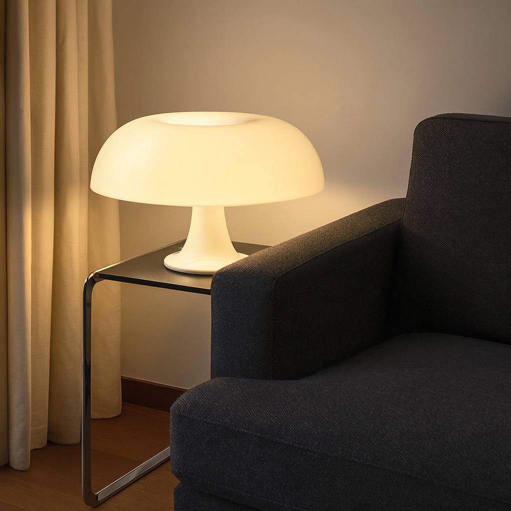 Mushroom Shape Minimalist Table Lamp LED Dimmable