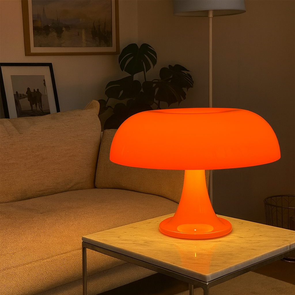Mushroom Shape Minimalist Table Lamp LED Dimmable