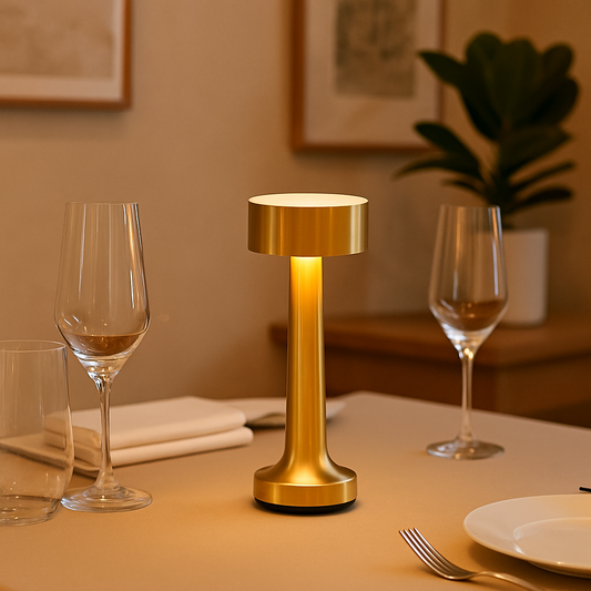 Dimmable LED Restaurant Bar Table Lamp Rechargeable