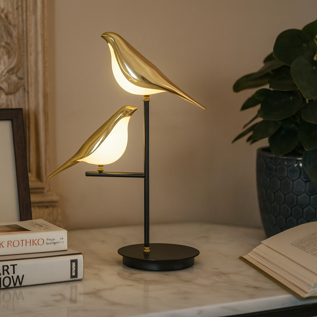 Bird LED Table Lamp for Restaurant and Home