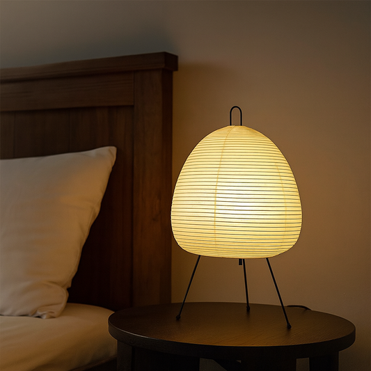 Japanese Rice Paper LED Table Lamp