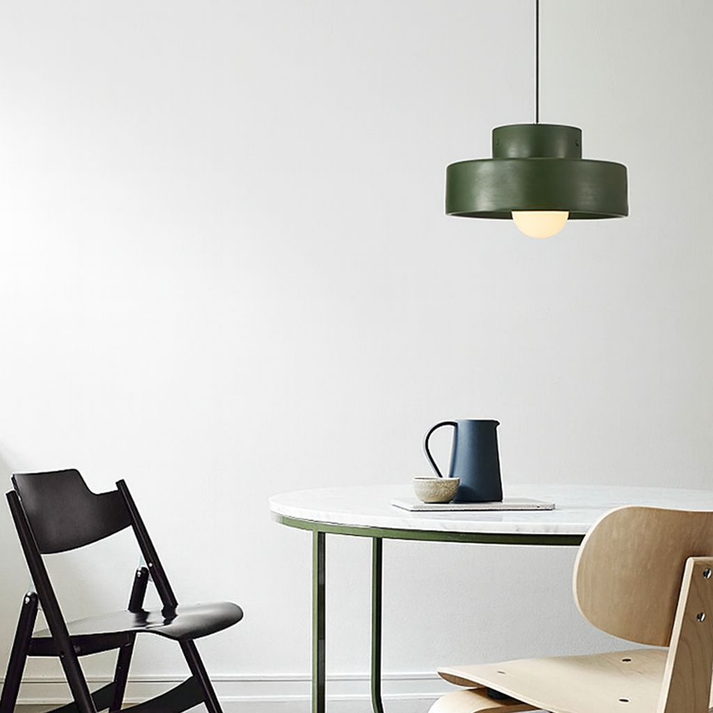 Vintage Wabi Sabi Resin Pendant Light