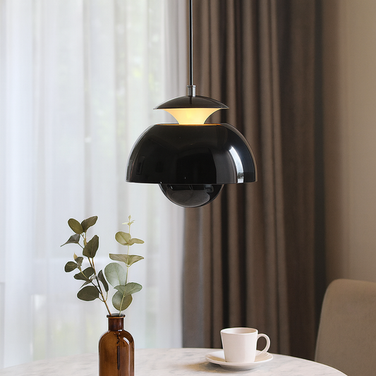 Danish Designer Modern Metal Bud Pendant Light