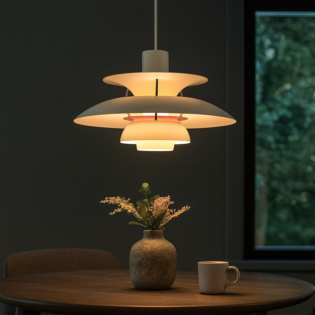 Morandi Modern LED Metal Hanging Lamp