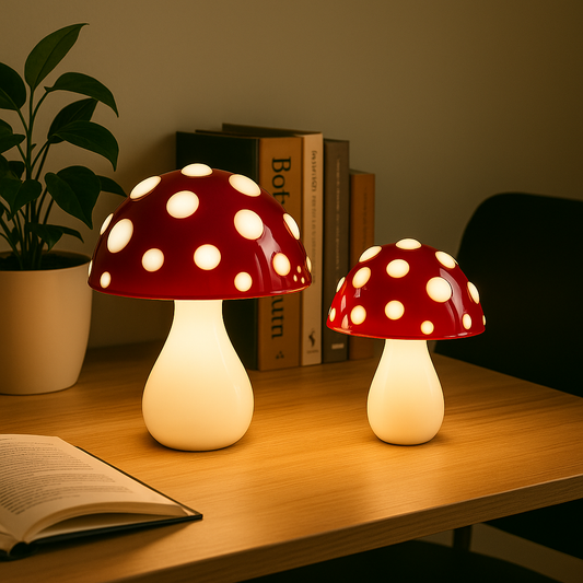 Amanita Mushroom LED Table Lamp Dimmable Light
