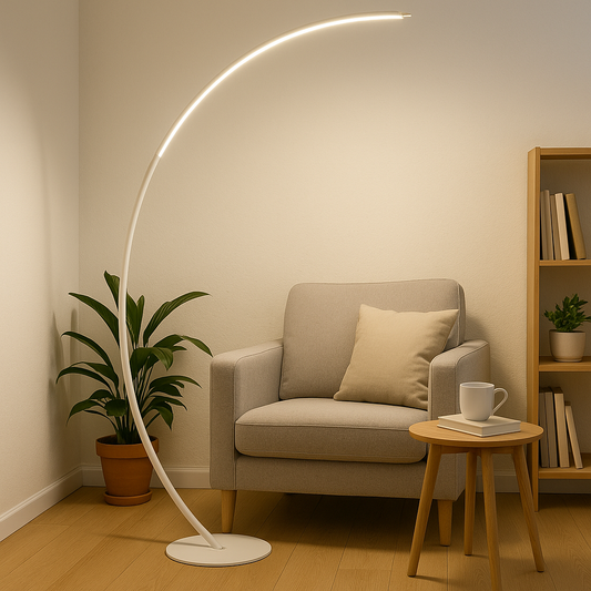 Ardorus Large Curved Modern Floor Lamp