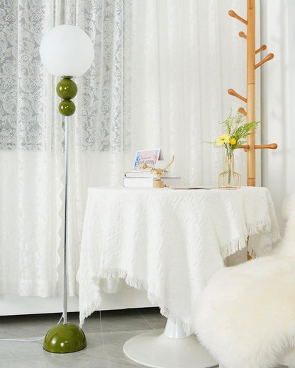 Clavel Modern Metal and Glass Floor Lamp
