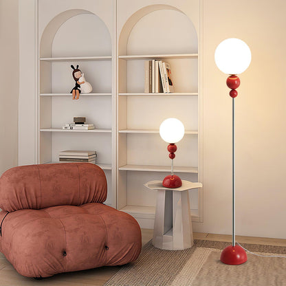 Clavel Modern Metal and Glass Floor Lamp